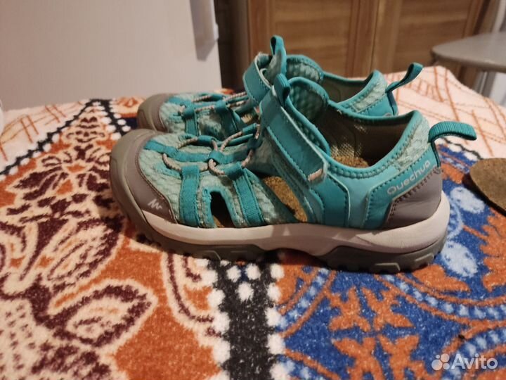 Кроссовки сандалии Quechua cross contact 22 см