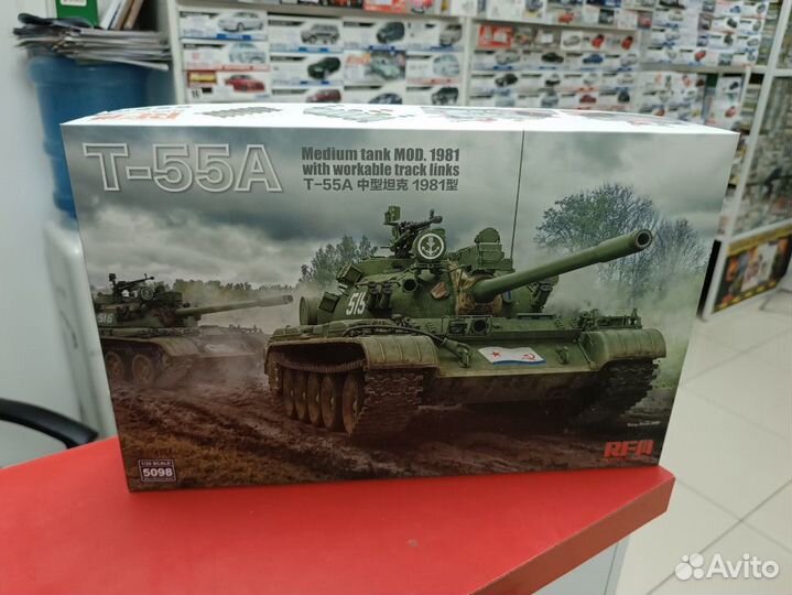 RM-5098 Средний танк Т-55А, 1:35 RFM