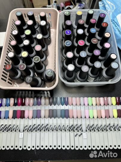 Гель-лаки Diva, 43 цвета, базы и топы