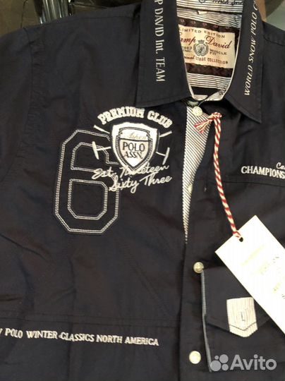 Рубашка мужская camp david оригинал новая лимит