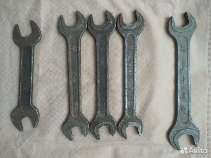 Ключи СССР рожковые гаечные и другие