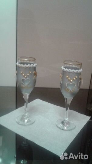 Фужеры ручной работы