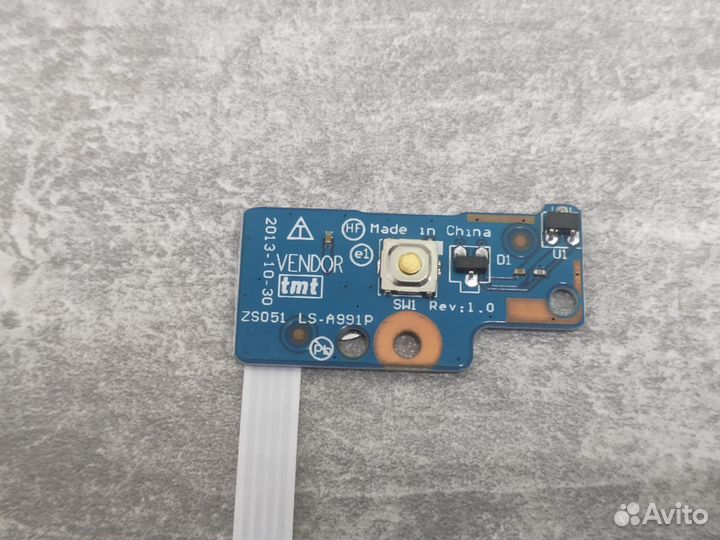 Кнопка включения HP 15-R LS-A991P