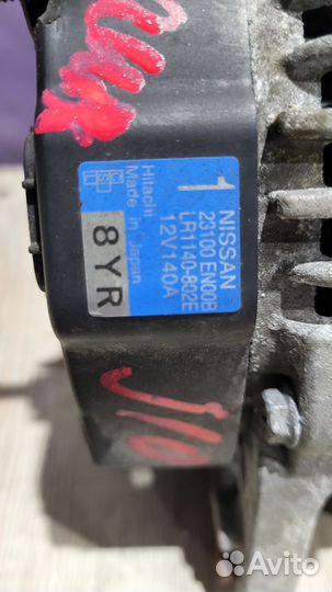 Генератор Nissan qashqai J10