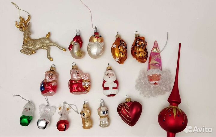 Винтажная Коллекция Ëлочных игрушек ГДР/ссср