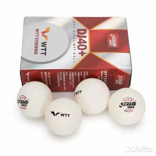 Мячи для тенниса DHS WTT dj40+ /6шт