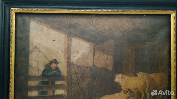 Старинная литография 