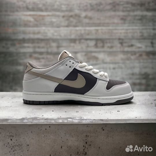 Кроссовки Nike SB Dunk Low Dark Brown/White