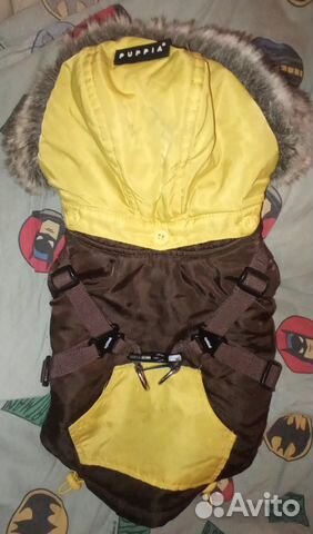 Puppia жилет куртка встроенная шлейка капюшон