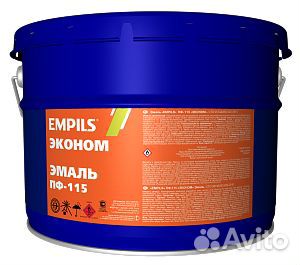 Эмаль empils «эконом» пф-115 желтая, 10 кг
