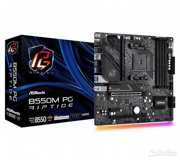 Материнская плата Asrock B550M PG Riptide D4