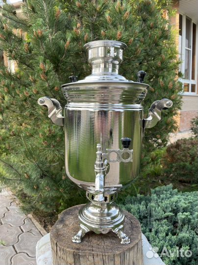 Тульский самовар на дровах