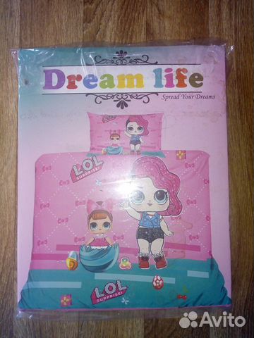 Белье постельное LOL для девочек