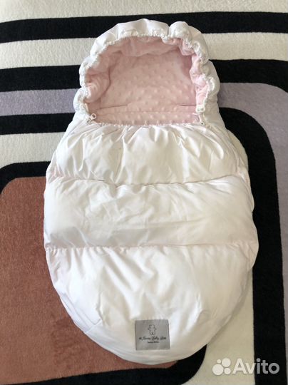 Зимний конверт на выписку для девочки