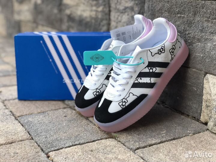 Кроссовки Adidas Samba Rose Hello Kitty