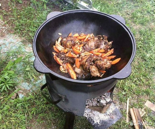 Казан чугунный узбекский