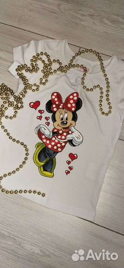 Футболка с рисунком Минни Маус