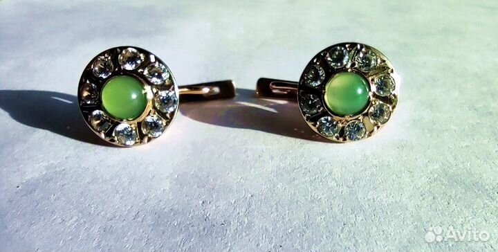 Серьги золотые 