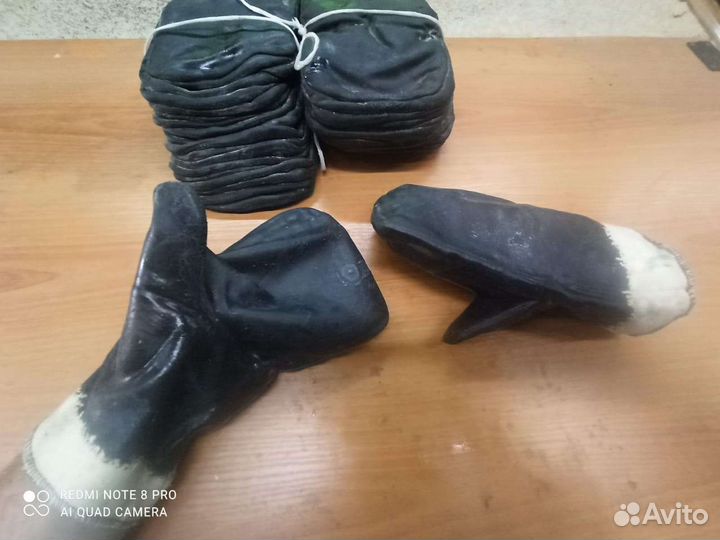 Рукавицы рабочие (обрезиненные)