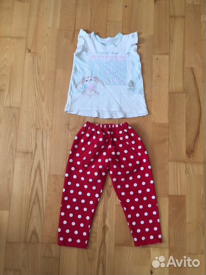 Вещи на девочку 92-98 см, 21 штука