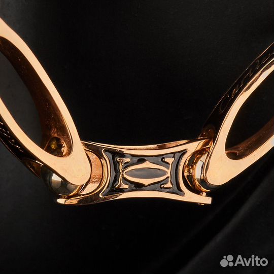 Цепь в стиле Cartier из комбинированного золота с