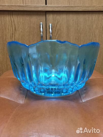 Ваза из цветного стекла СССР