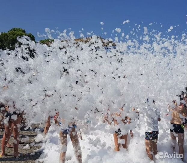 Пенная вечеринка химическое научное азот крио шоу