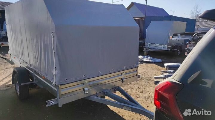 Прицеп 19.012 с тентом аэро 150 см. ндс. Без ндс