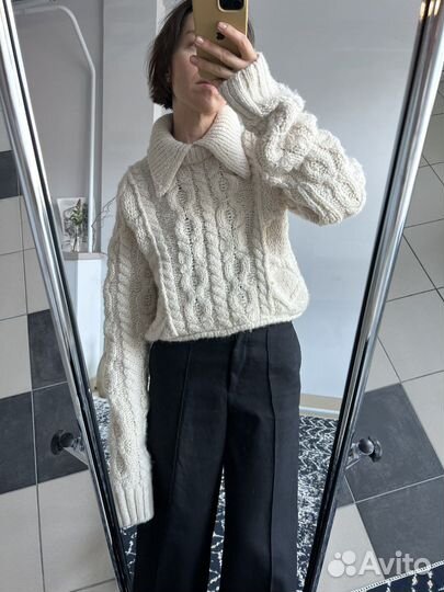 Свитер курпной вязки H&M studio