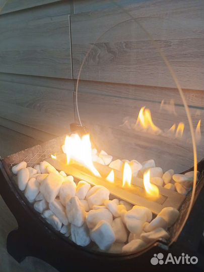 Домашний камин без дыма