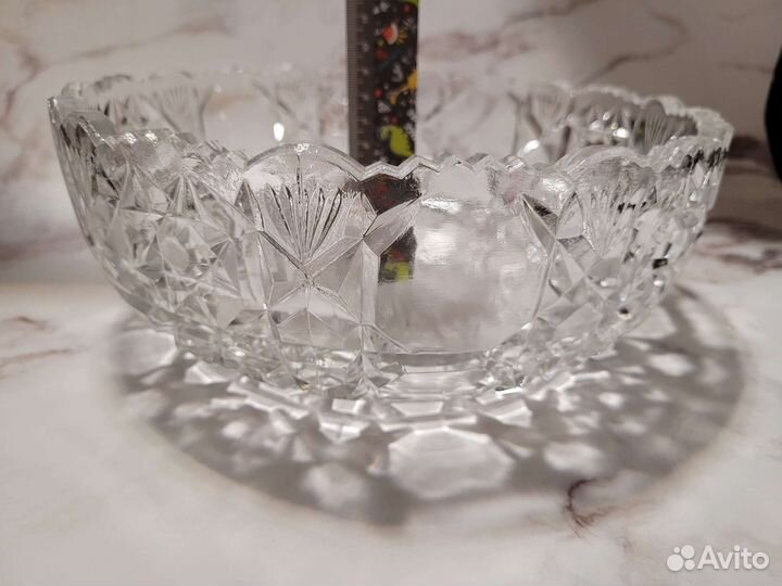 Ваза хрустальная большая СССР