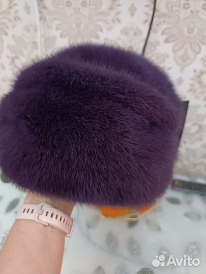 Новая норковая шапочка чалма