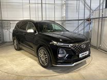 Hyundai Santa Fe 2.2 AT, 2018, 88 400 км, с пробегом, цена 3 449 000 руб.