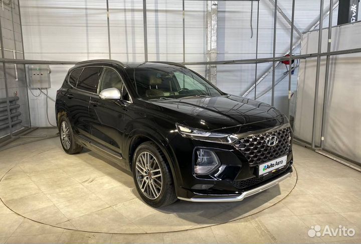 Hyundai Santa Fe 2.2 AT, 2018, 88 400 км