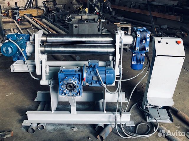 Вальцы трехвалковые электромеханические 610х6