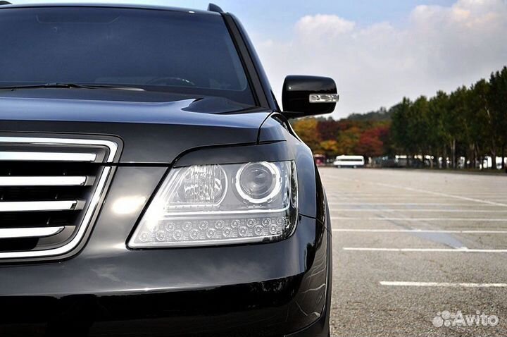 Накладки на фары (Реснички) на Kia Mohave