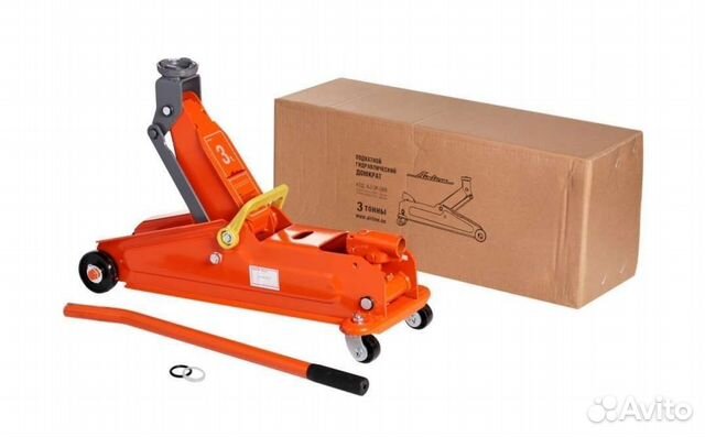 Домкрат подкатной 3 т. (133-385 мм)