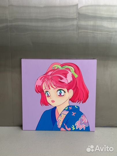 Современная картина в стиле аниме