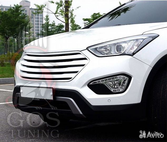 Решетка радиатора Sport на Hyundai Grand Santa Fe
