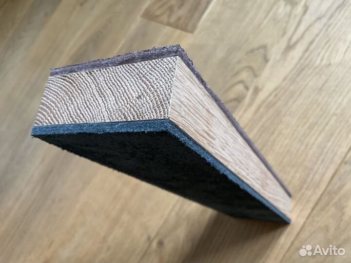 Брусок для правки ножей с кожей двусторонний