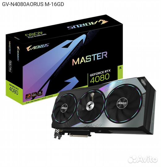 Видеокарта Gigabyte nVidia GeForce RTX 4080 Aorus