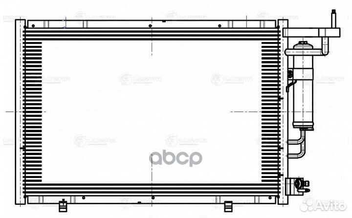 Радиатор кондиц.ford ecosport (14) 1.6I/2.0I L