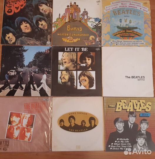 Винил The Beatles и участники