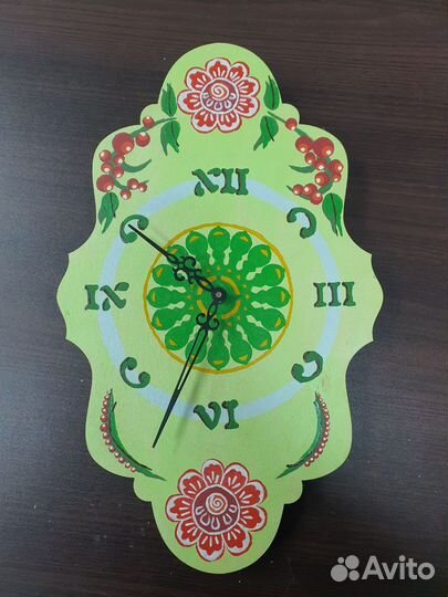 Часы ручной росписи