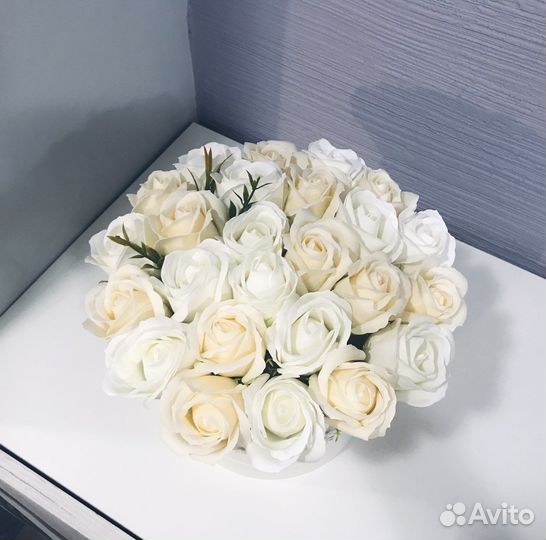 Букет из мыльных роз 25 шт