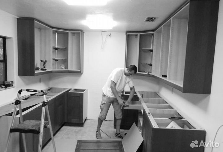 Еврозапил, евростык столешницы,монтаж кухни