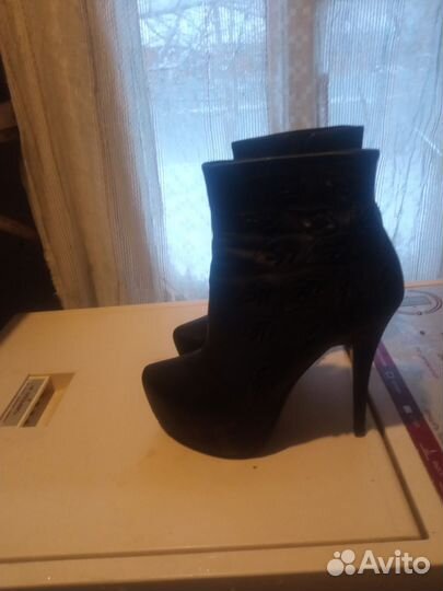 Ботильоны женские 38 размер натуральная кожа