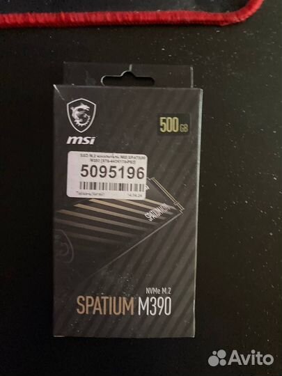 SSD MSI M390 500GB