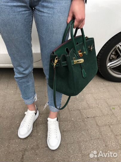 Сумка hermes натуральная кожа