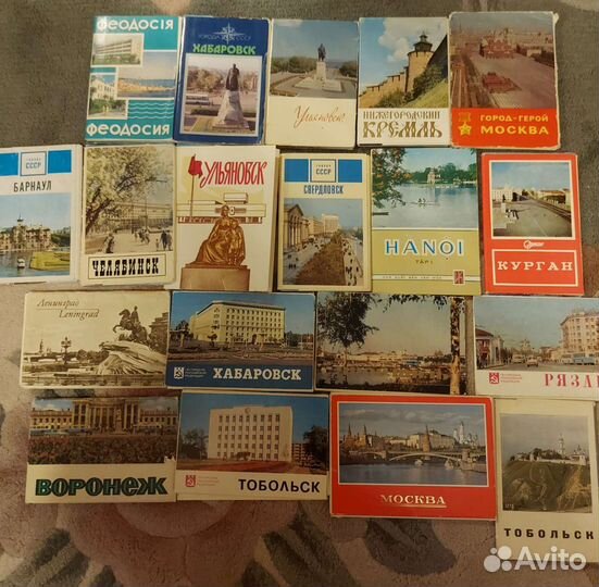 Наборы открыток и карт СССР